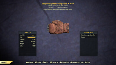 Vampire 50/25 Boxing Glove