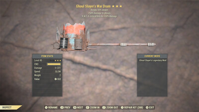 Ghoul Slayers 50/Durability War Drum