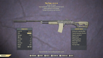 The Fixer: Aristocrat Explosive/Durability
