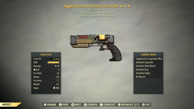 Juggernaut 25/25 Ultracite Laser Rifle