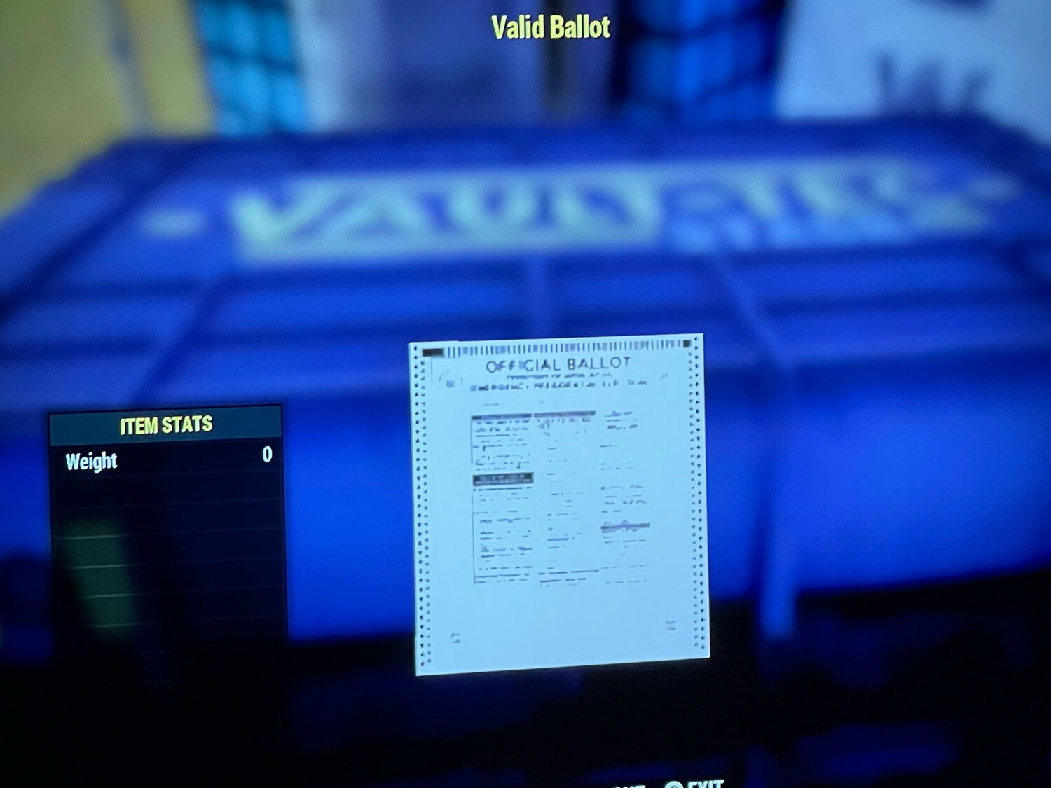 Valid Ballot