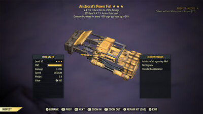 Aristocrat 50/25 Power Fist