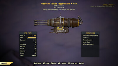 Aristocrat 25/15r Pepper Shaker