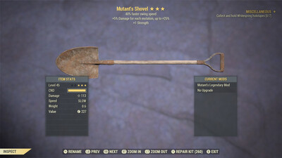 Mutant 1S/SS Shovel