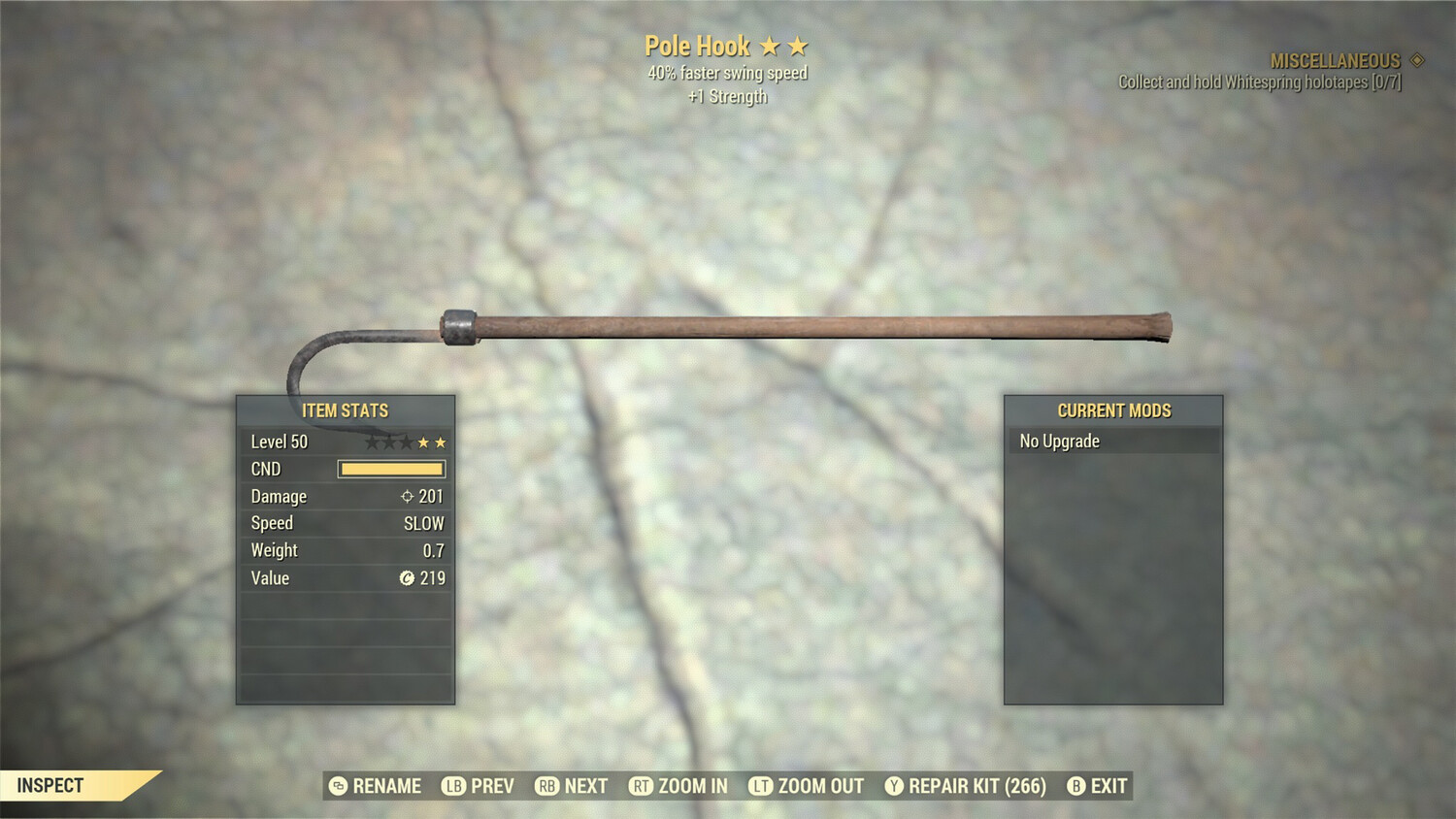 Legacy Perkless SS/1S Pole Hook