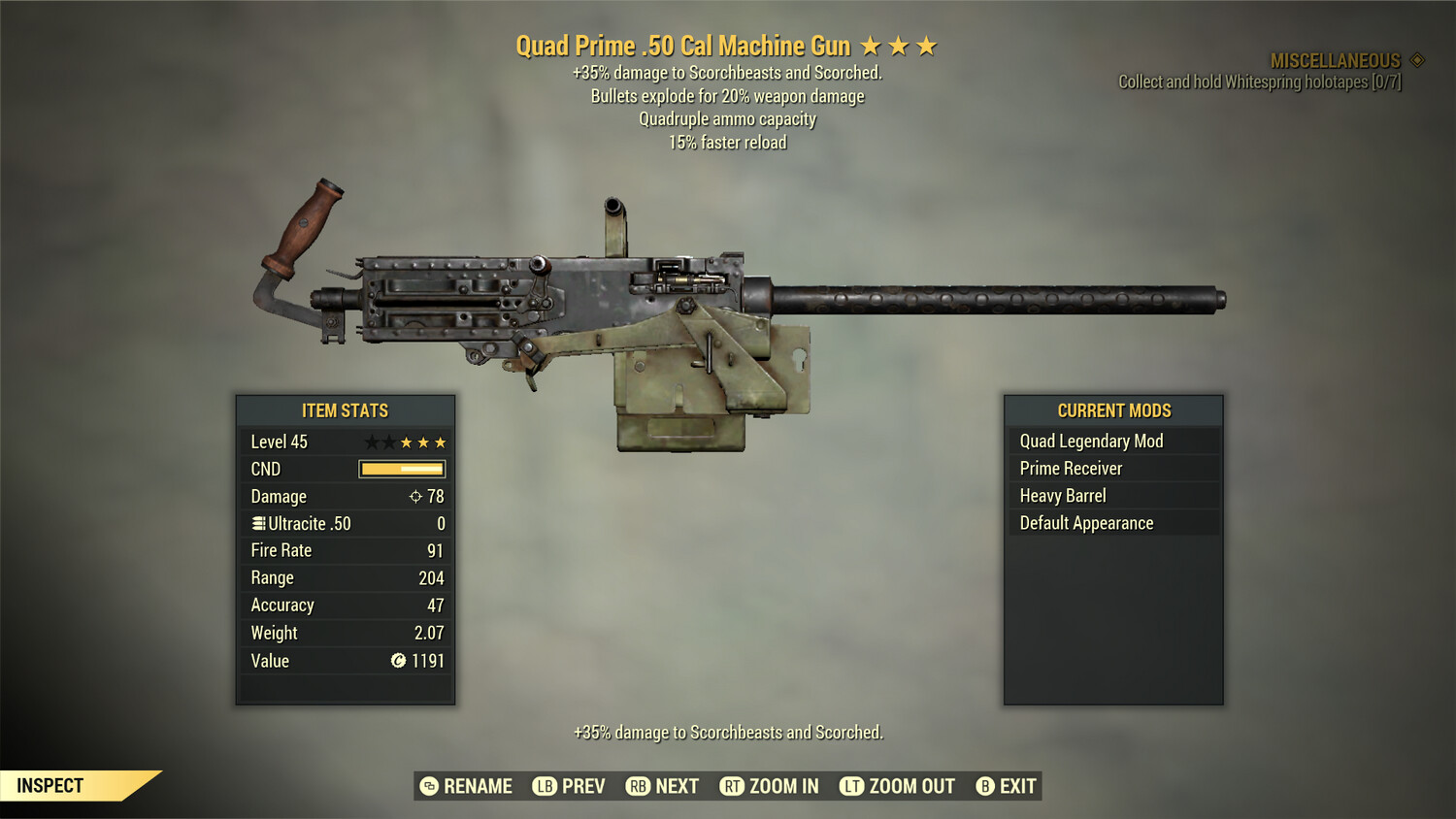 Quad Explosive 15r 50-cal Machine Gun