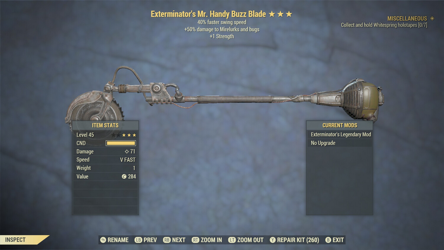 Exterminator SS/1S Buzz Blade