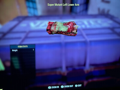 Super Mutant Left Lower Arm