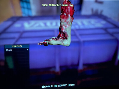 Super Mutant Left Lower Leg