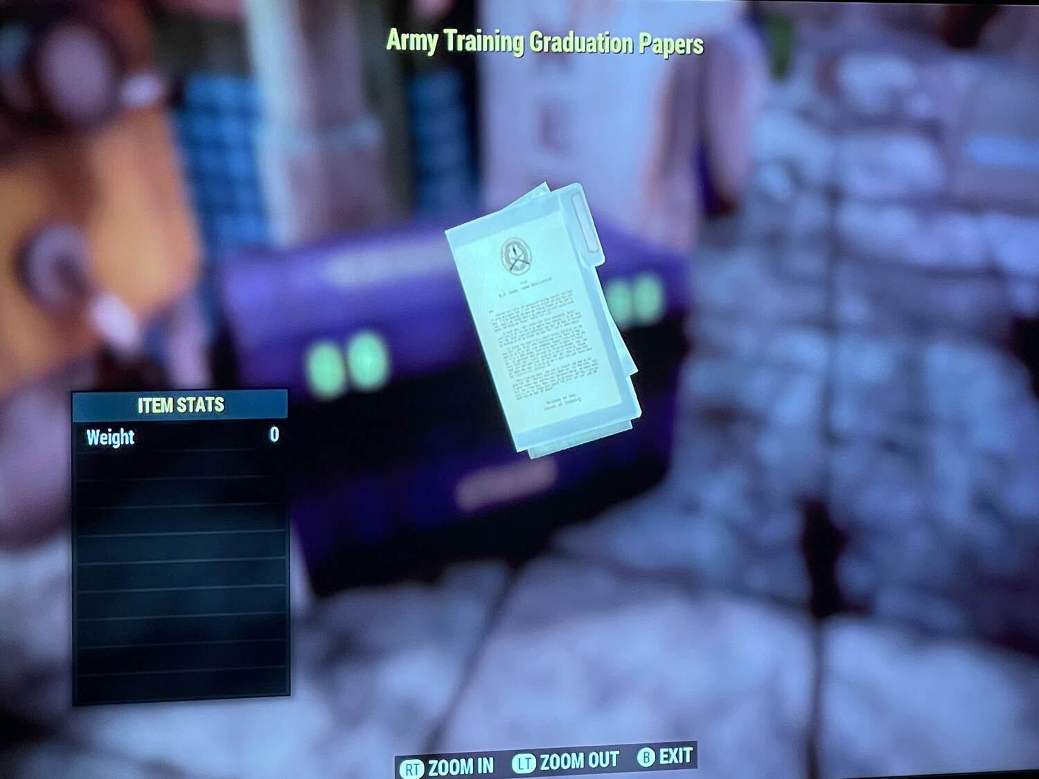 Army Training Graduation Papers