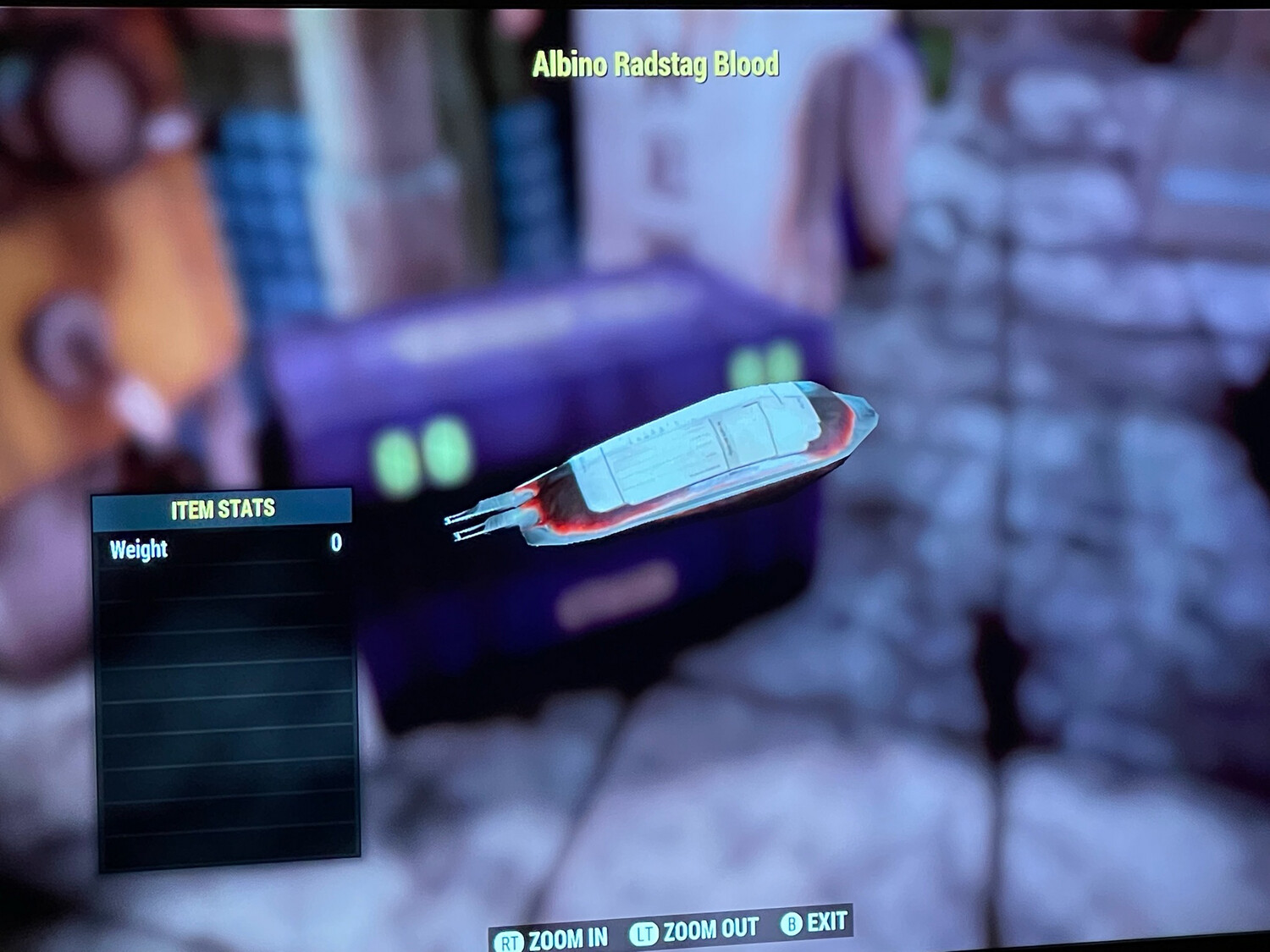 Albino Radstag Blood