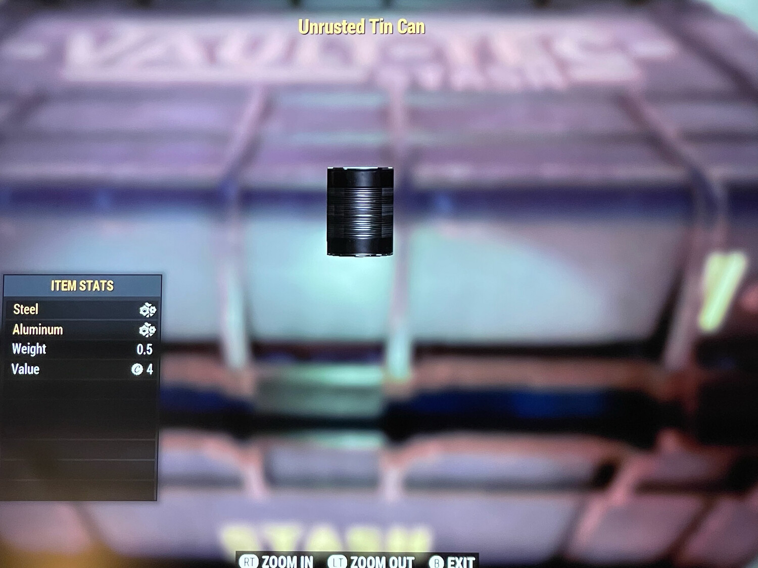 Undamaged Tin Can