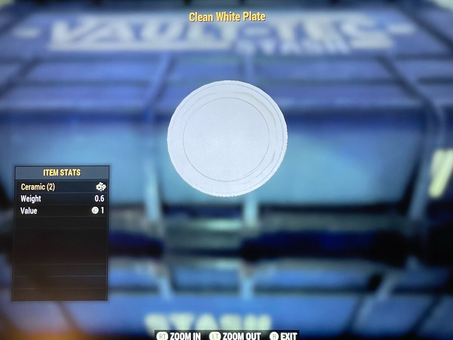 Clean White Plate