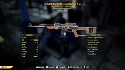 Nocturnal Explosive 15r Handmade