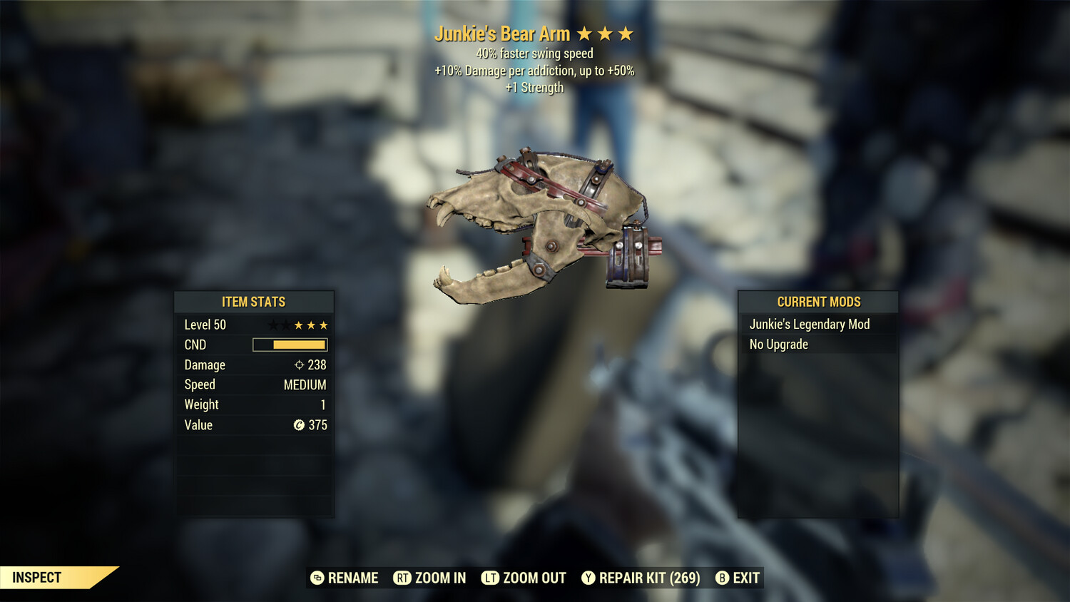 Junkie SS/1S Bear Arm