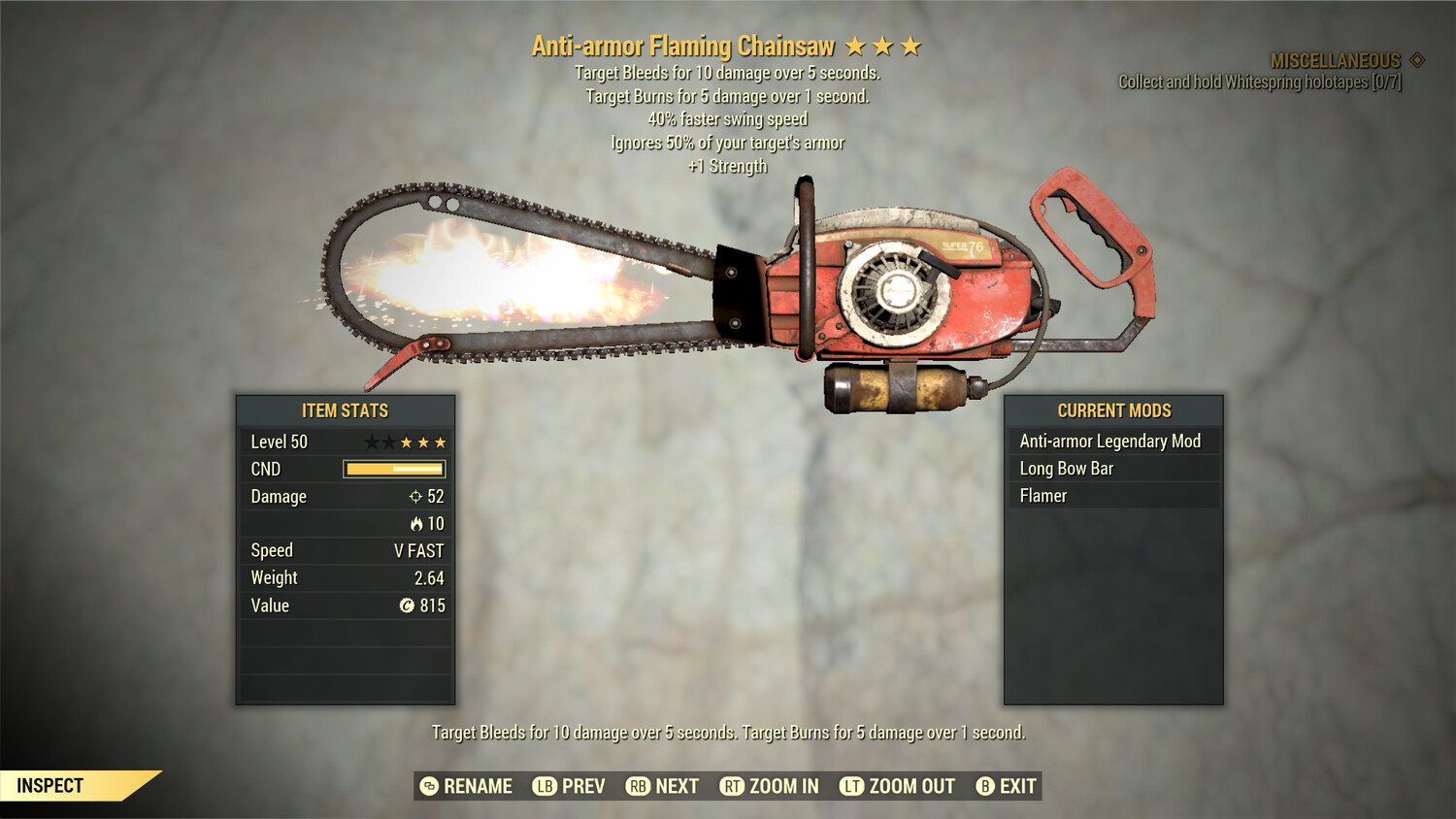 Anti Armor SS/1S Chainsaw
