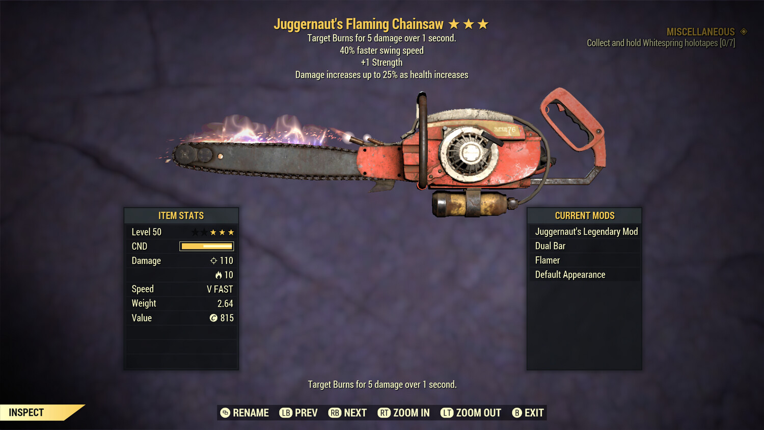 Juggernaut 1S/SS Chainsaw