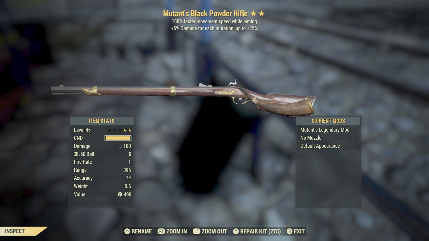 Legacy Perkless Mutant FMSWA Black Powder Rifle