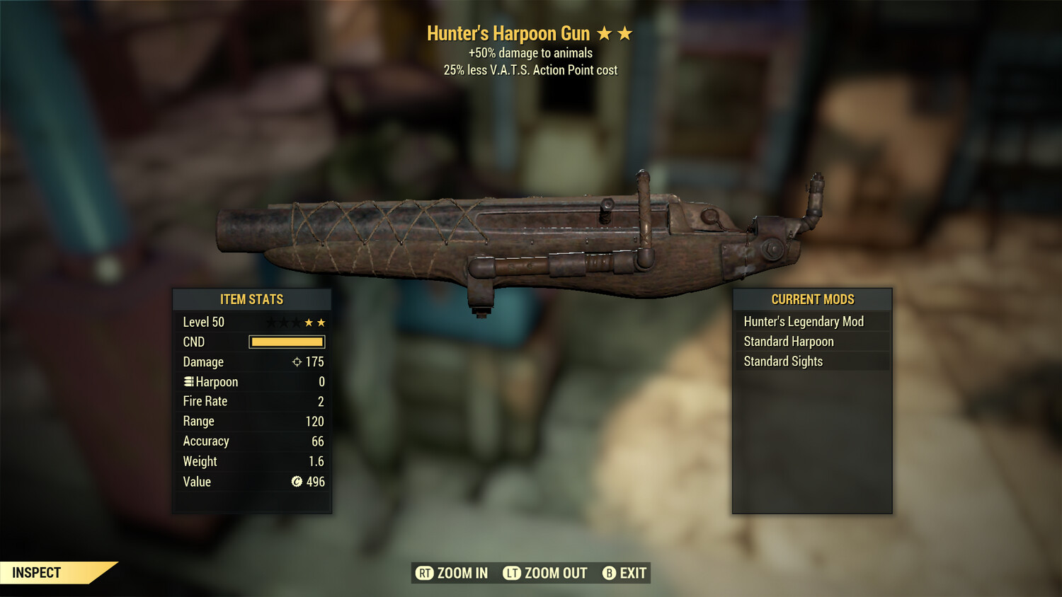 Legacy Perkless Hunters 25 Harpoon Gun