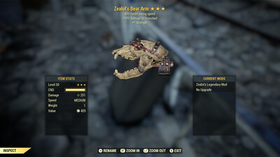 Zealot SS/1S Bear Arm