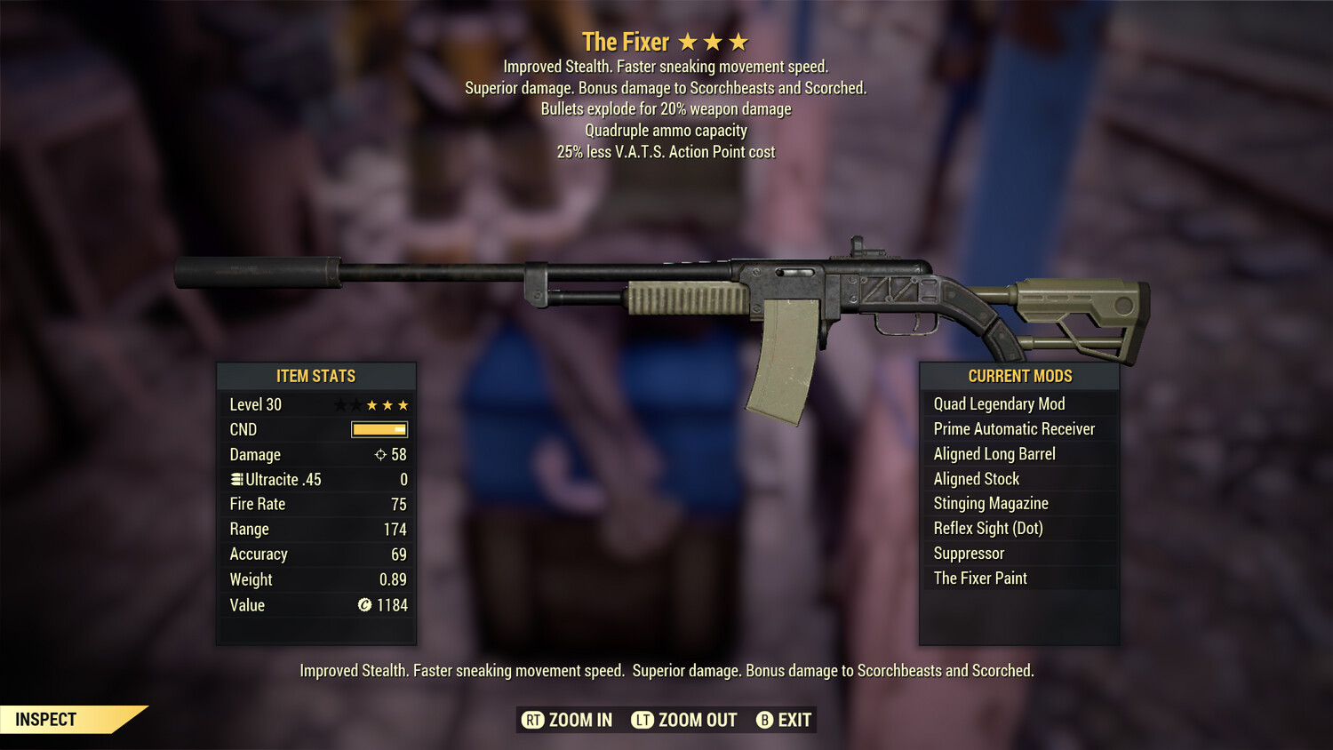 The Fixer: Quad Explosive 25 Lvl 30