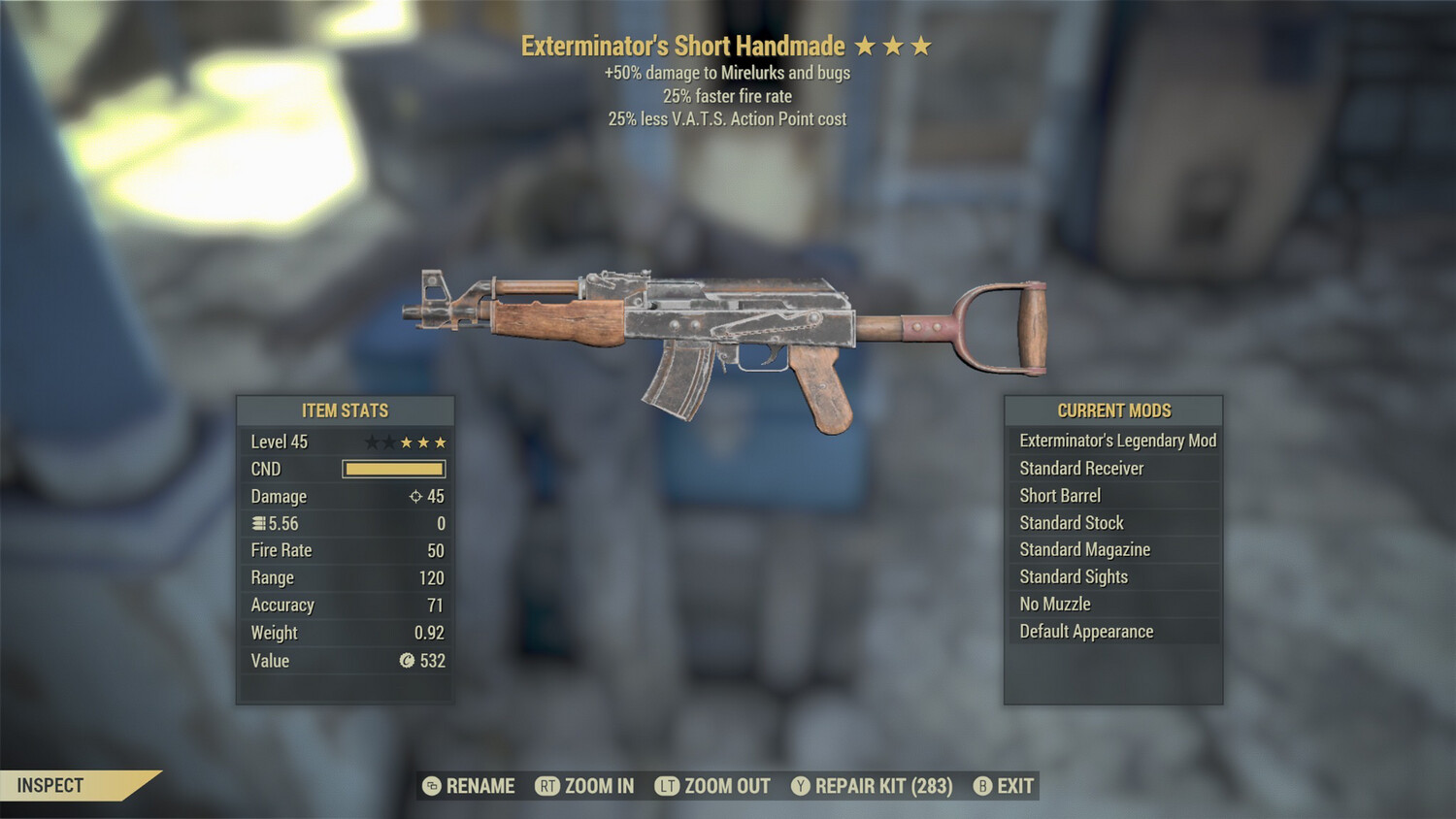 Exterminator 25/25 Handmade