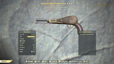 Assassin Explosive 15 Black Powder Pistol