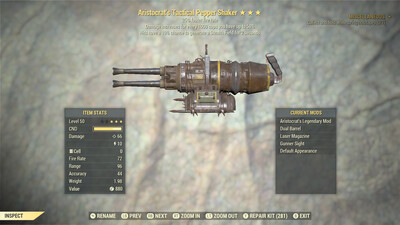 Aristocrat 25/Stealth Pepper Shaker