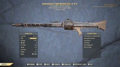 Exterminator Explosive 15 Light Machine Gun