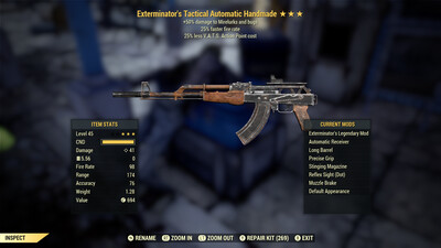 Exterminator 25/25 Handmade