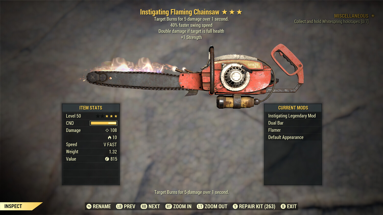 Instigating SS/1S Chainsaw