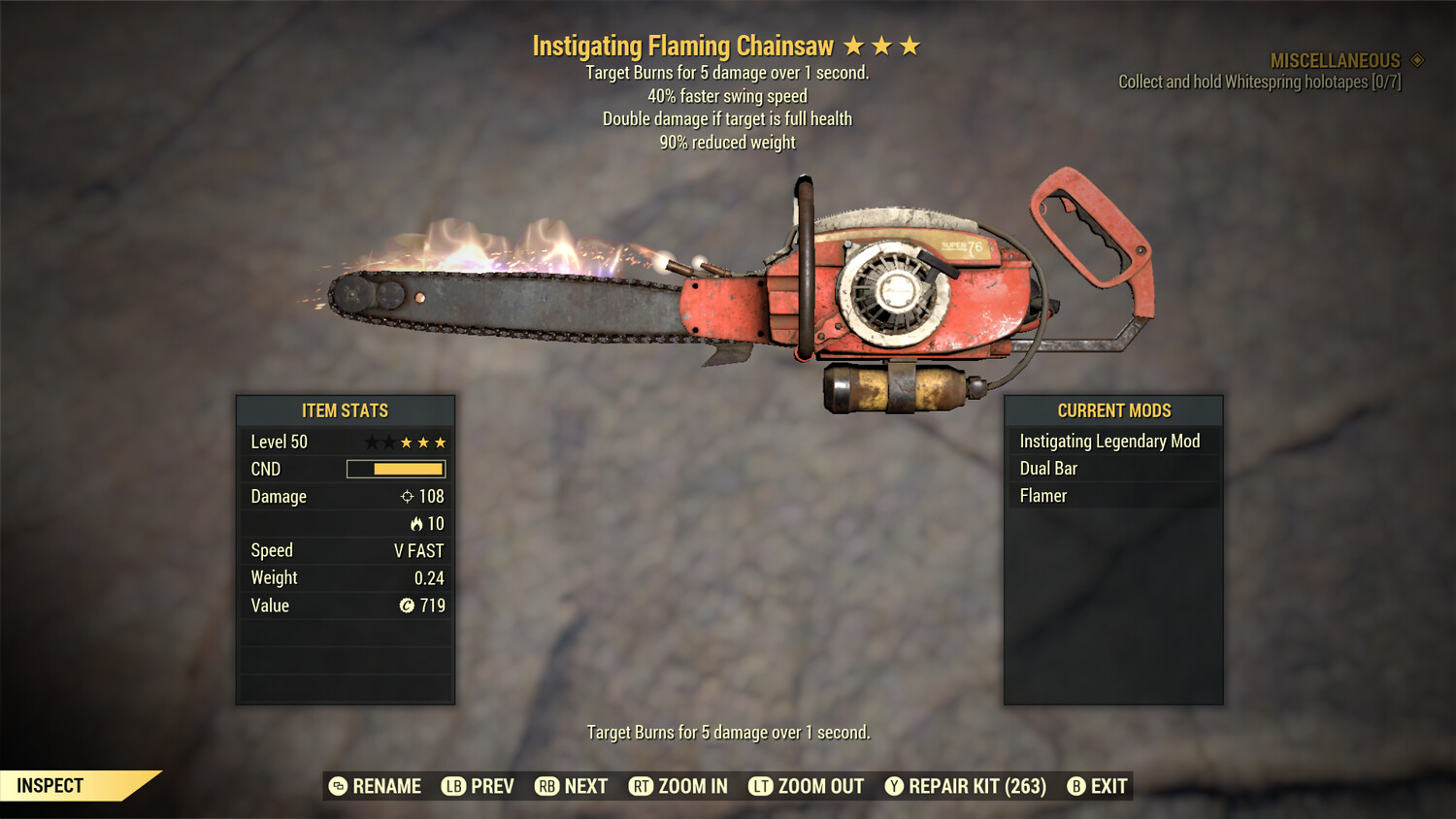 Instigating SS/90 Chainsaw
