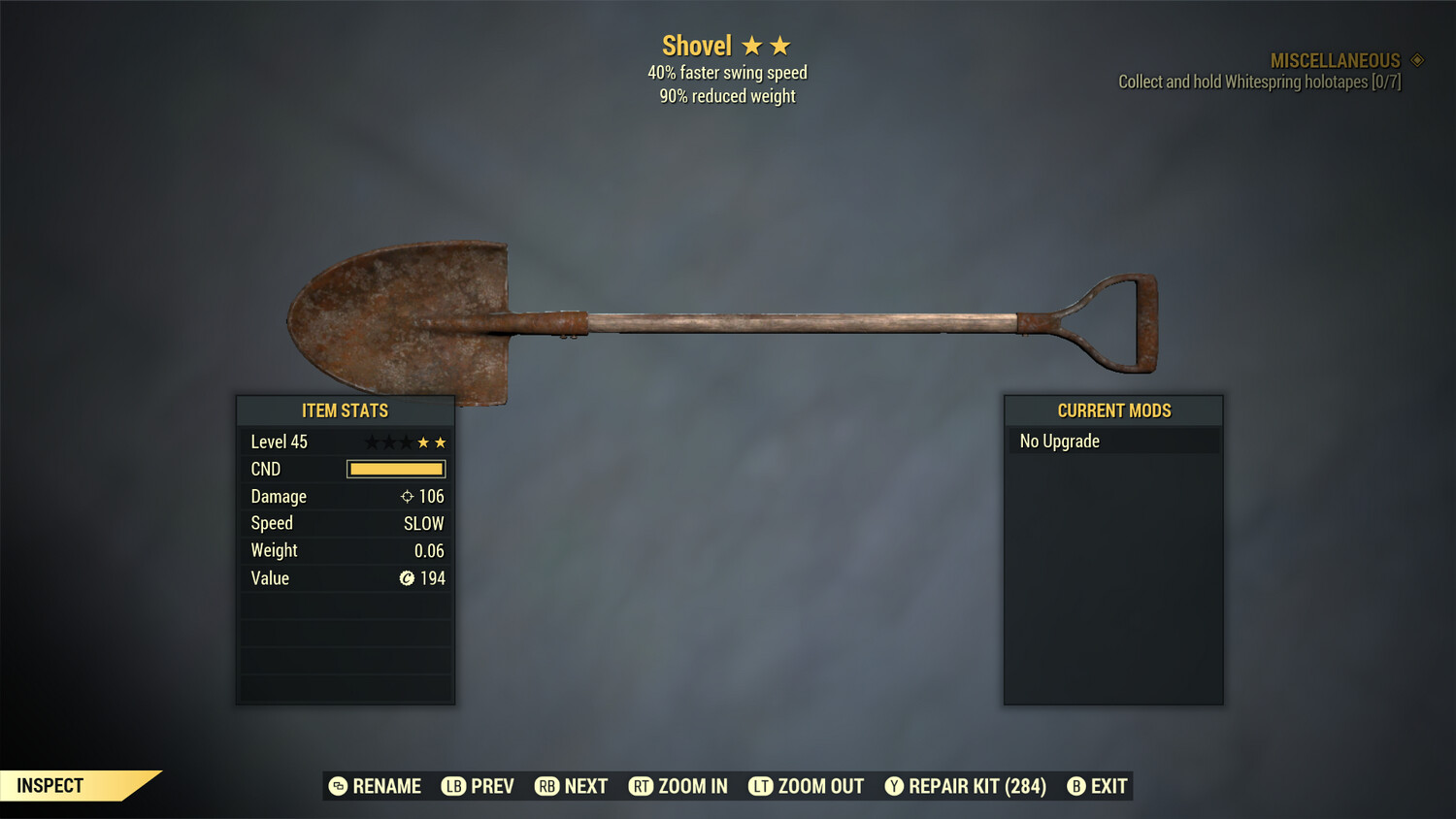 Legacy Perkless SS/90 Shovel