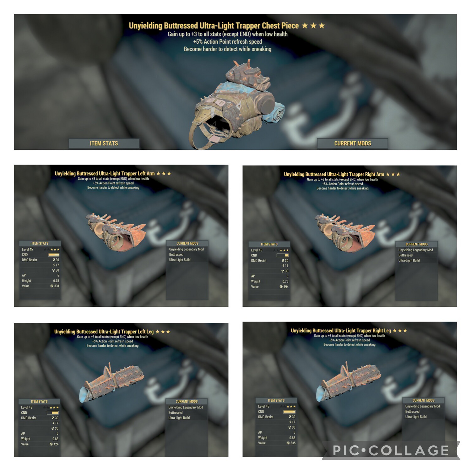 Unyielding AP Sneak Trapper Full Set