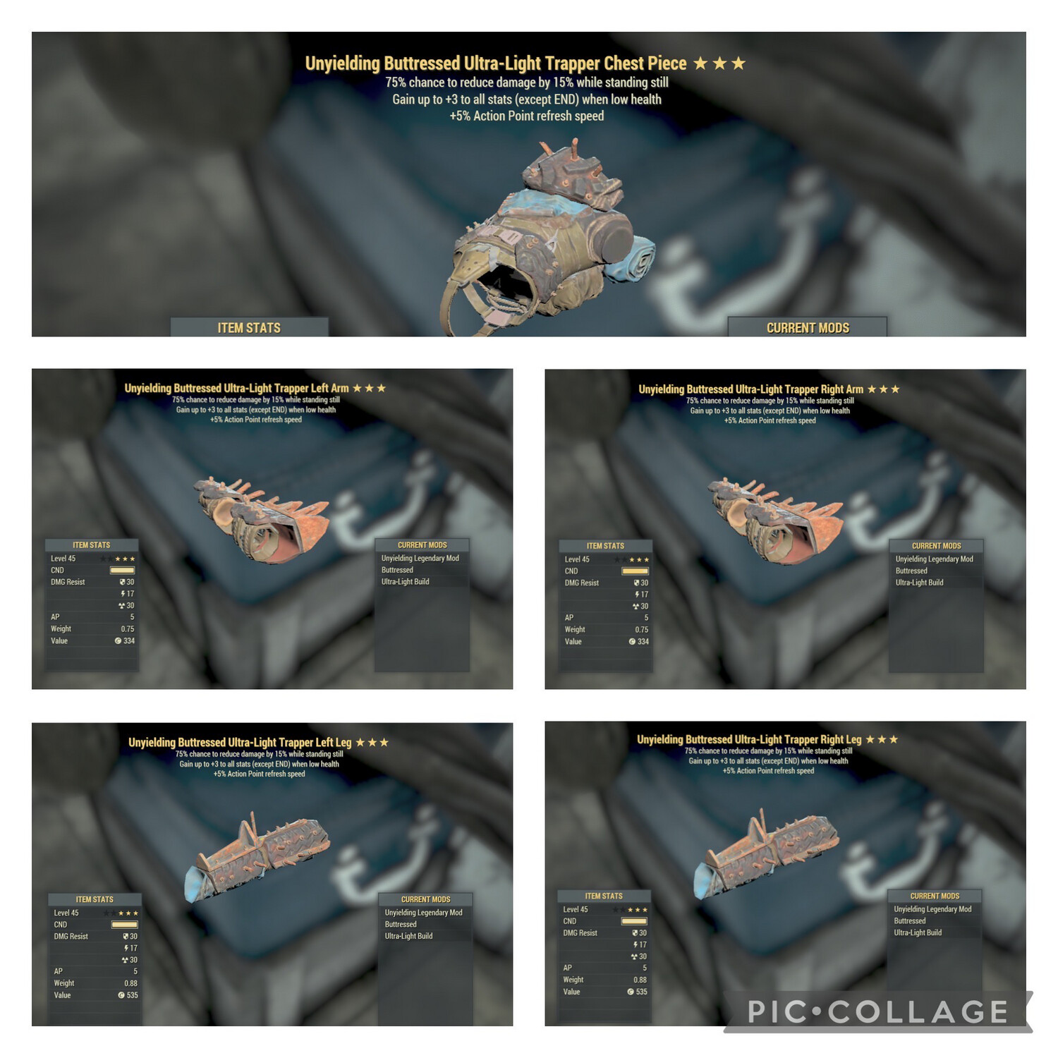 Unyielding AP Sentinel Trapper Full Set