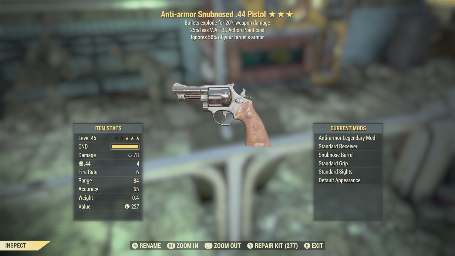 Anti Armor Explosive 25 44 Pistol