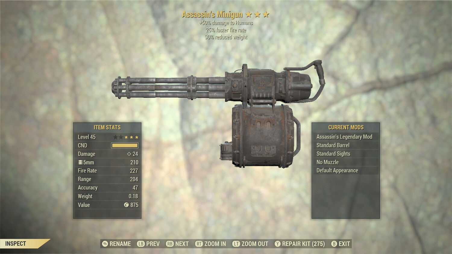 Assassins 25/90 Minigun