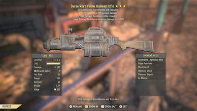 Berserker Explosive 250 Railway Rifle