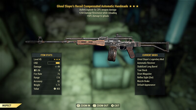 Ghouls Slayers Explosive 250 Handmade