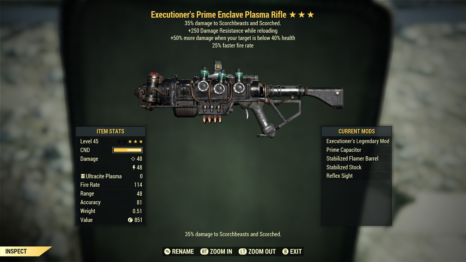 Executioners 25/250 Enclave Plasma Rifle + Flamer Barrel Mod