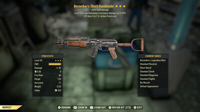 Berserkers 50/25 Handmade