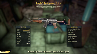 Berserkers Explosive 15 Handmade