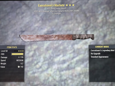 Executioners SS/1S Machete