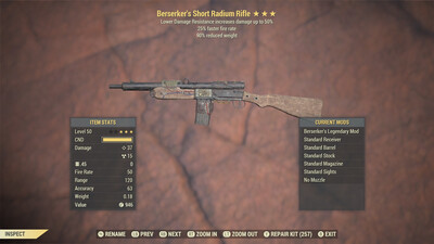 Berserkers 25/90 Radium Rifle