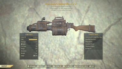 Exterminators Explosive 25 Railway Rifle
