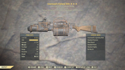 Gourmand Explosive 90 Railway Rifle