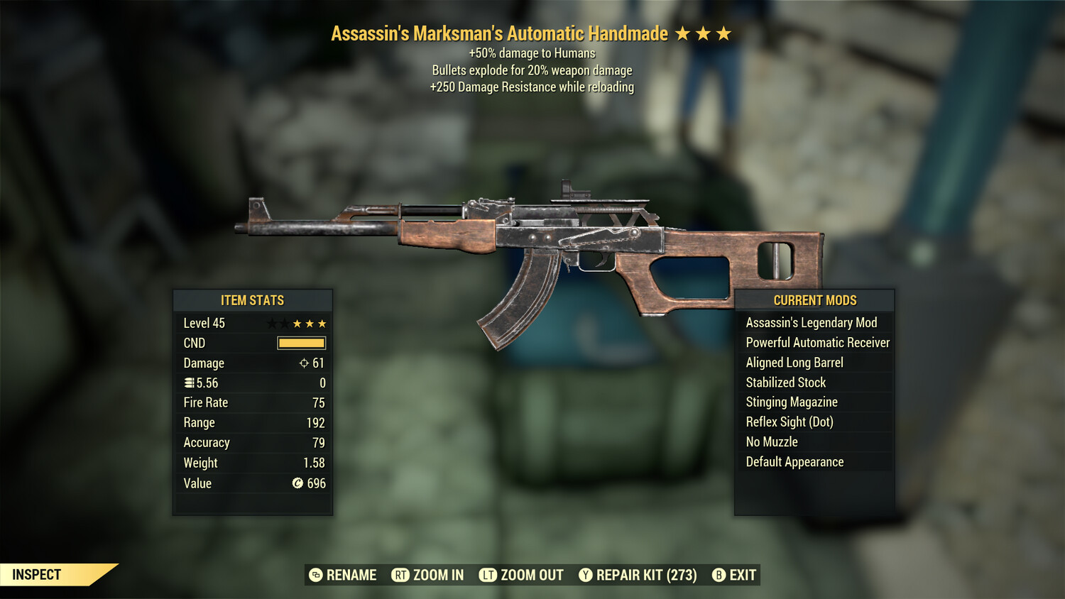 Assassins Explosive 250 Handmade