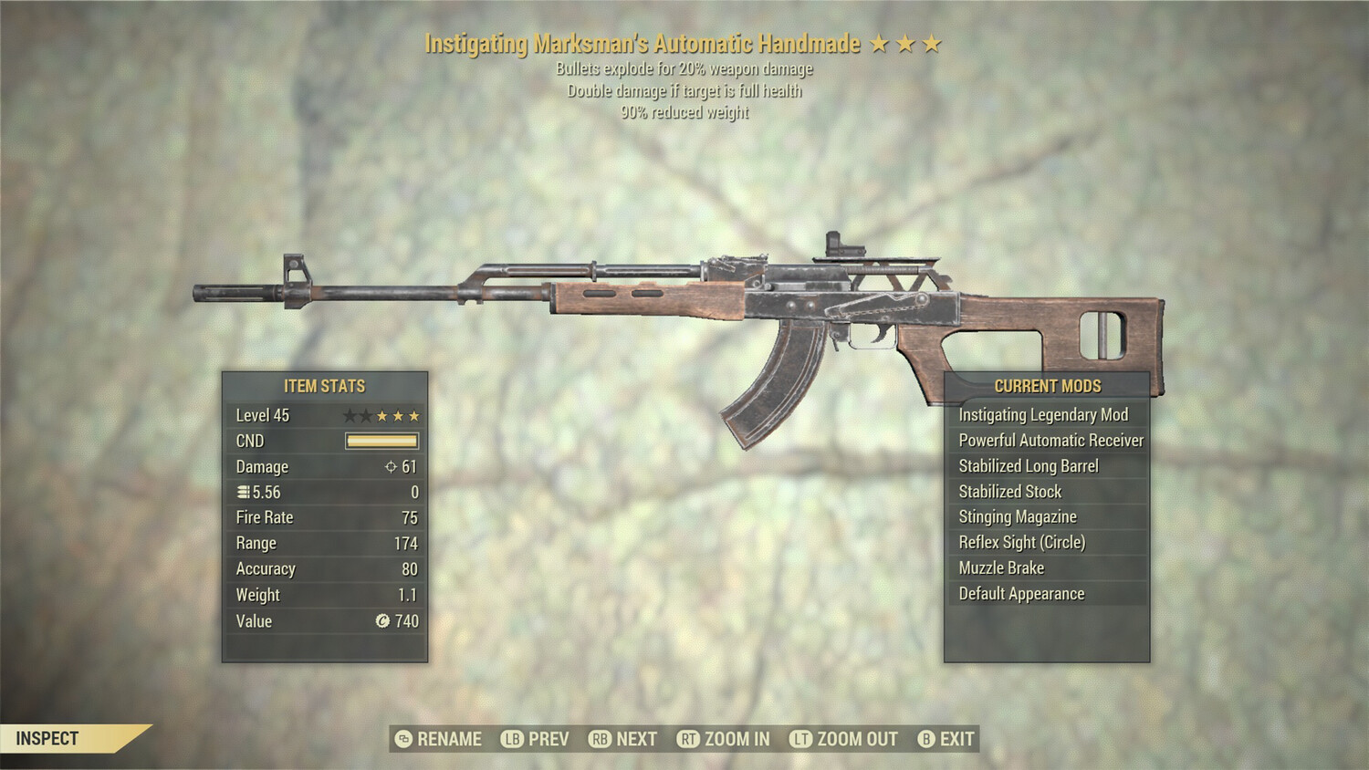 Instigating Explosive 90 Handmade