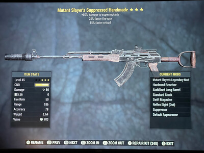 Mutant Slayers 25/15 Handmade