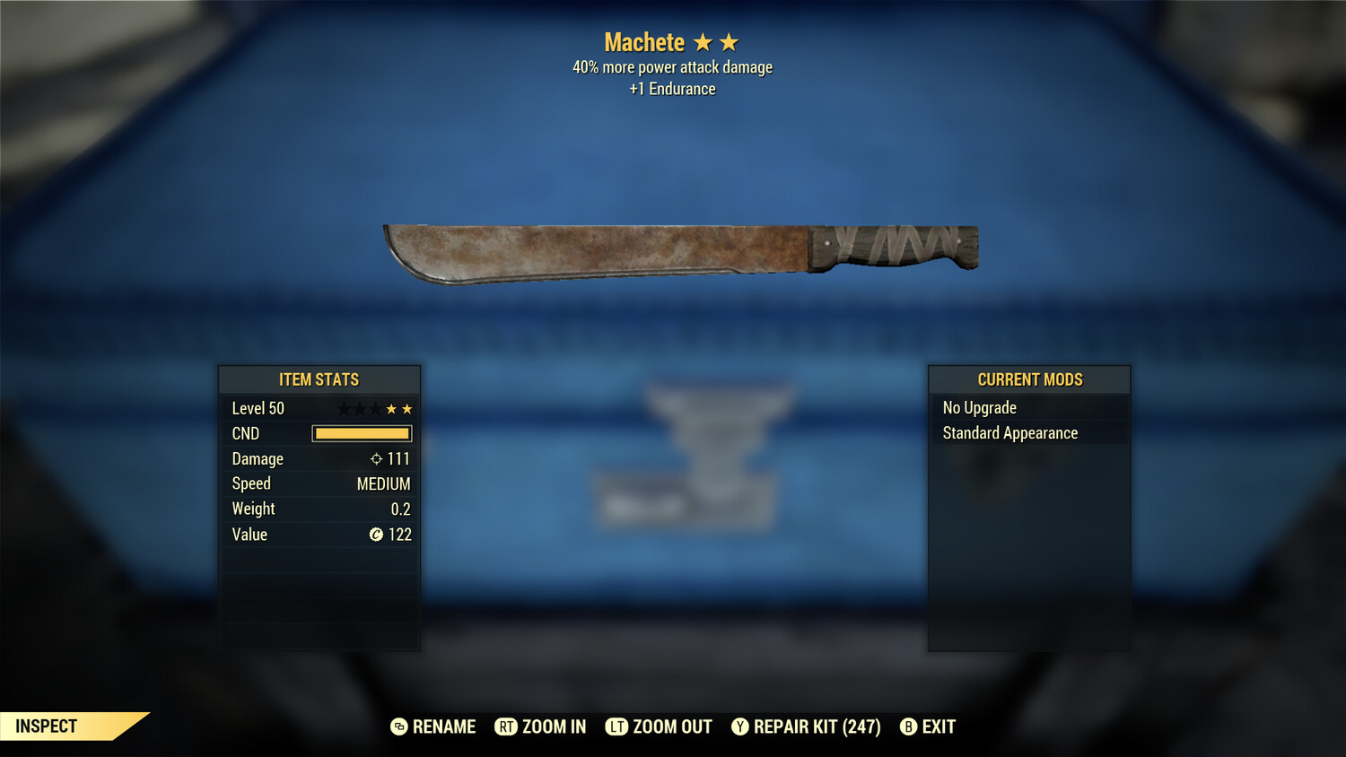 Legacy Perkless PA/1E Machete
